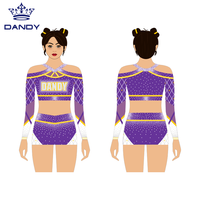 Personnalisé Votre Couleur Applique Logo Cheerleading Uniforme Ensembles Jeunes Danse Jupes Spandex Diamants Acclamation Compétition Porter
