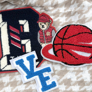 Bear Logo Designer Custom Letters Embroidery Shirt Iron-On Customized Patch Embroidered <b>Large</b> Xl Chenille Patches For Clothes - Product Image 6