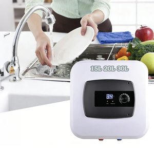 1500W Freestanding Tankless Electric Water <strong>Heater</strong> 15/20/30L Capacity Class B <strong>Energy</strong> <strong>Efficiency</strong> Household Use Stainless Steel - Product Image 1