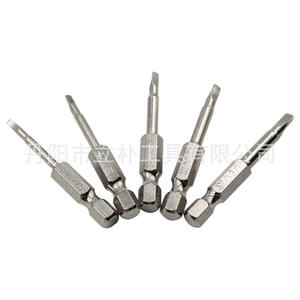 Juego de puntas de destornillador triangulares Mr Drill de 6 mm y 1/4 de pulgada, de acero S2, para destornilladores eléctricos y herramientas neumáticas - Product Image 1