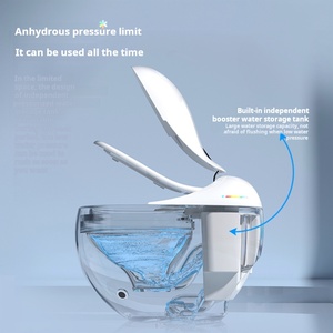 Art Smart <strong>Bidet</strong> Toilet Power Flush Automatic Open/Close Lid Instant Warm <strong>Water</strong> Heated Seat Nightly Remote Control S-Trap P-Trap - Product Image 3