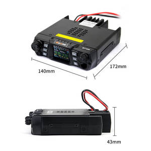 Radio móvil de alta potencia ET-MT690 de 100W, modo dual UHF+VHF, 256 canales. - Product Image 5