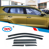 Déflecteurs de fenêtre Injection Noir Couleur Sun Rian Shield Protection TXR Auto Accessoires Visières de porte pour Jetta VS5 2019-