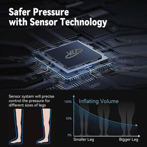 Botas de recuperación de crioterapia deportiva con logotipo personalizado de fábrica de China, máquina de drenaje linfático, masaje de piernas - Product Image 3