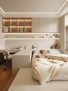 Plateforme Tatami Extra Large, Lit avec Armoire Grande Capacité pour Grande Chambre Principale et Spacieuse Chambre en Penthouse - Product Image 2