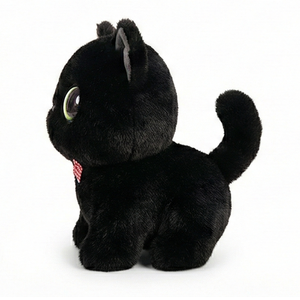 ตุ๊กตาแมวน่ารัก ตาโต มีแถบสีส้ม ขนสีขาวนุ่ม สำหรับเด็กทุกเพศ - Product Image 6