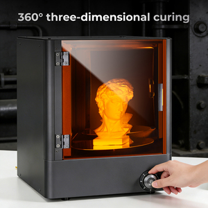 Station de polymérisation UV pour imprimantes 3D (SLA, DLP, LCD) à lumière UV 405 nm, grande taille de polymérisation, vente en gros usine - Product Image 4