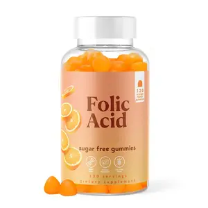 OEM Folsäure Supplement Pränatale Gummis für Frauen Weibliche Fruchtbarkeit Vitamin B9 Folsäure Gummi