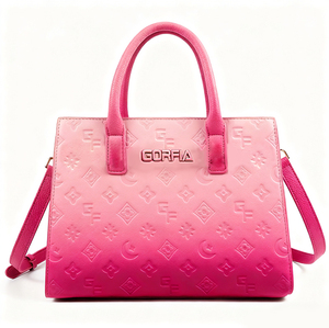 Borsa da donna di fascia alta in pelle sintetica con motivo Litchi con chiusura a cerniera di grande capacità borsa a tracolla con due manici fodera in poliestere - Product Image 2