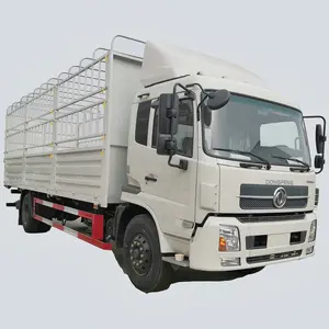 Kaliteli bahis kargo kamyonu 10 ton 4x2 DFAC KINGRUN pirinç taşıma kargo kamyonu