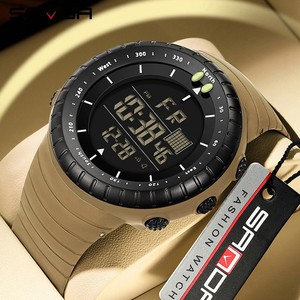 SANDA 6256 นาฬิกาดิจิตอลสำหรับวัยรุ่นหน้าปัดขนาดใหญ่สไตล์มินิมอล นาฬิกาข้อมือแฟชั่นสำหรับเล่นกีฬาพร้อมประสิทธิภาพกันน้ำและหน้าจอเรืองแสง - Product Image 2