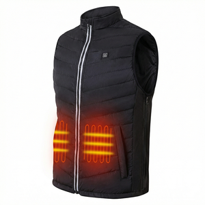 Gilet riscaldato e traspirante ricaricabile USB <span class=keywords><strong>con</strong></span> colletto a V autunno <span class=keywords><strong>uomo</strong></span>/donna capispalla per uso motociclistico - Product Image 1