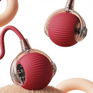 Giocattolo Interattivo Intelligente per Gatti, Palla USB Ricaricabile con Rotolamento Automatico, Ecologico in PC/EVA, per Alleviare la Noia e Allenare i Gatti da Interno - Product Image 1