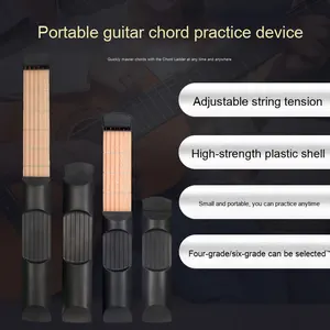 Outil portatif de pratique de conversion d'<span class=keywords><strong>accord</strong></span> de forme de main d'ABS d'entraîneur de guitare de poche pour l'exercice de doigt de guitare de basson - Product Image 2