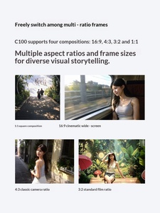 Godox C100 Cámara Portátil con Visor Transparente, <span class=keywords><strong>Mini</strong></span> Cámara Digital con Pantalla Transparente Inteligente - Product Image 3