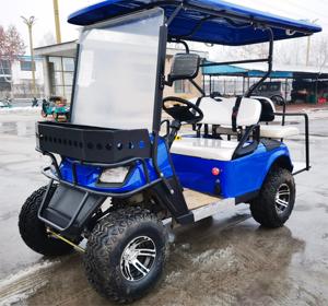 Voiturette de golf de luxe Bintelli à 4 roues avec 4 sièges, batterie au lithium automatique, poussette, vente chaude, voiturette de golf Club Car - Product Image 1