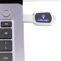 Nouveauté Disque flash USB lumineux Logo OEM personnalisé 2.0 Clé USB 8 Go 16 Go 32 Go Vente en gros Nouveau modèle de clé USB