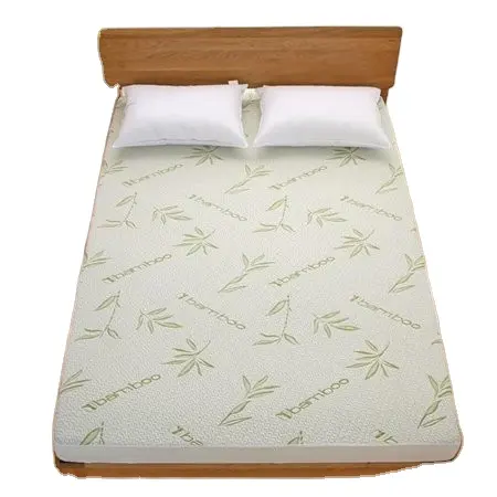 Funda de colchón de bambú de algodón transpirable suave impermeable Protector de cama