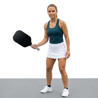 Raquette de pickleball en fibre de carbone T700 de 16 mm pressée à chaud en usine, durable, avec EPP Gen 5, en carbone Toray, logo personnalisé, OEM, pour tournoi