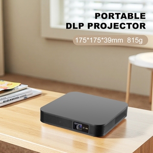 Mới nhất đến thông minh Android 13.0 OS Mini 4K DLP chiếu 15000 mAh pin xách tay màn hình không dây phản ánh 3D Beamer 32 GB - Product Image 5