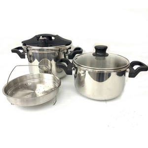 DSF MODLE OEM Autocuiseur en acier inoxydable 5L/7L, ouverture et fermeture à une main, réglage de la pression de la deuxième vitesse 60-100KPA - Product Image 1