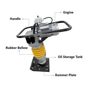 Vibratorio eléctrico 220/380V Compactador de carretera Pisón de impacto Nuevo Hecho en China - Product Image 3