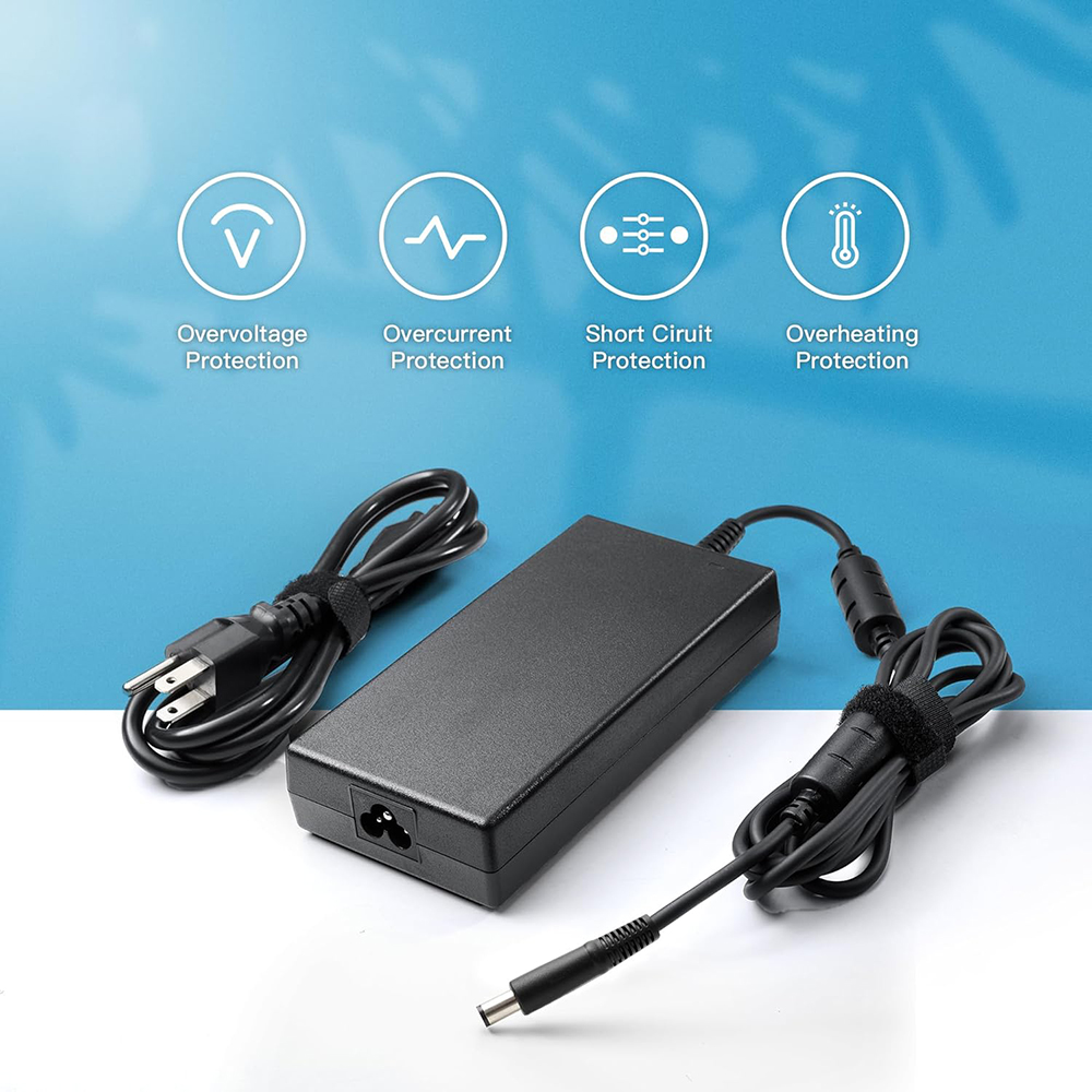 Black/7.4mm*5.0mm/180W(NO AC cable)