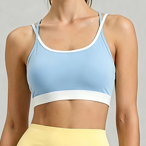 Sujetador Deportivo Personalizado, Ligero, con Bloques de Color, Transpirable, de Secado Rápido, Talla Grande, para Yoga, Gimnasio y Deportes - Product Image 3
