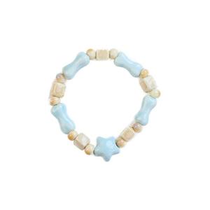 Bracelet en céramique de Jingdezhen Modè<span class=keywords><strong>le</strong></span> 1007, matériaux mixtes, inaltérable, style vintage, tendance et frais, tressé à la main, pour étudiantes - Product Image 5