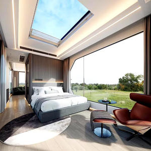 Cápsula espacial para acampar Cabaña prefabricada Casa móvil de vidrio Casa prefabricada moderna Turismo Casa DE FAMILIA móvil - Product Image 5