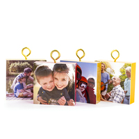 Aimant personnalisé avec certificat vierge photo Décoration intérieure Aimant de réfrigérateur en acrylique Cadre photo avec aimant décoratif pour réfrigérateur