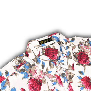 Fabricante hombres flor impreso Hawaiano de manga corta Camiseta casual - Product Image 4