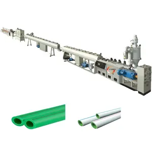 20-63-160mm PPR 유리 섬유 파이프 만들기 기계/PE PP PP-R 튜브 압출 라인 항균 온수 파이프 생산 라인
