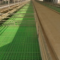 Nouveau Tapis de Maternité en Lames de Plastique PP pour Porcs, Agneaux et Bétail d'Élevage, Emballé sur Palette, pour Porcherie et Élevage, Durée de Vie 3 Mois