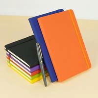 Carnet A5 en cuir PU de haute qualité, logo personnalisé imprimé, 100 feuilles, pages lignées blanc ivoire, reliure spirale, journal scolaire Macaron