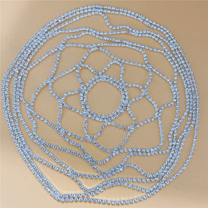 Cadena para el Cabello <span class=keywords><strong>de</strong></span> Moda <span class=keywords><strong>2022</strong></span>, <span class=keywords><strong>de</strong></span> Gran Venta, con Cristales Exagerados, Brillantes y <span class=keywords><strong>de</strong></span> Malla <span class=keywords><strong>de</strong></span> Diamantes <span class=keywords><strong>de</strong></span> Imitación - Product Image 4