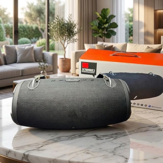 2026 New Portable Xtreme3 Drum Style Bluetooth Speaker with FM, USB & Strap for Universal Cell Phones and Bluetooth Devices