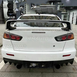 Aileron arrière en plastique ABS de haute qualité non peint pour Mitsubishi Lancer Evo, couvre-coffre, accessoire de style automobile - Product Image 5