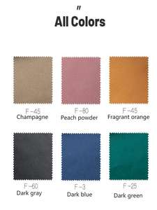 Simple et moderne haut de gamme satin ombrage chambre salon soie satin rideau tissu en gros - Product Image 4