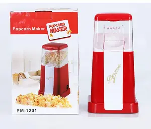 Mini Professionele Thuis Gebruikte Automatische Popping Elektrische Machine Hete Lucht Popcorn Maker