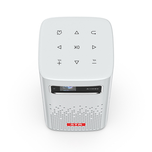 Reproductor de Cine en Casa Portátil Inteligente, Proyector de TV Láser DLP Mini 4k con Batería Integrada de 8000 mAh, 3D FHD para Luz Diurna - Product Image 1