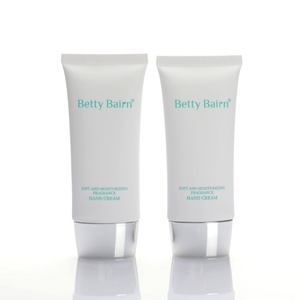 Nouvelles tubes souples plates de 50 ml pour crème hydratante pour les mains, avec logo personnalisé imprimé, tubes miniatures à presser pour produits de soin de la peau - Product Image 1