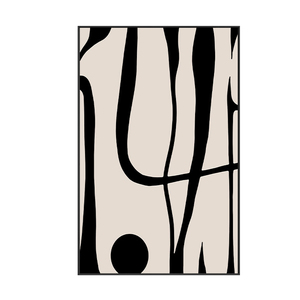 Art Deco phong cách thời trang Sơn trang trí với ánh sáng đồng hồ sang trọng cổ điển in treo và movable-Khung hình - Product Image 1