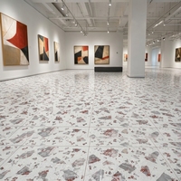 Dalles de terrazzo en pierre artificielle épaisses et résistantes à l'usure, design moderne pour hôtel, villa, appartement, sol, escalier