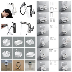 <span class=keywords><strong>Robinet</strong></span> de lavabo en alliage <span class=keywords><strong>avec</strong></span> affichage numérique de la température, monocommande eau chaude/froide, <span class=keywords><strong>douchette</strong></span> extractible – Vente en gros - Product Image 1