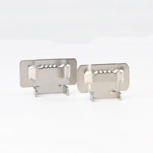 Boucle de câble en acier inoxydable FCJ 304, joints à ailettes, serrure à dents, boucle de <span class=keywords><strong>bande</strong></span> en acier inoxydable - Product Image 6