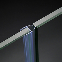 Pvc Waterdichte Glazen Douche Deur Afdichting Strip Voor Douchewand