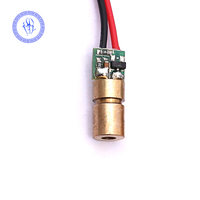 3.7V 650nm 5mW Point Rouge Focalisable Module Laser Tête En Cuivre