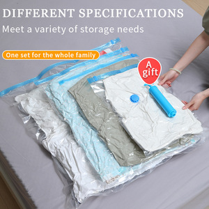 Vacuum <b>Compression</b> <b>Bags</b> Thickened Rectangle Storage For Quilts Clothes Space Saver With Air Seal Design - Product Image 2