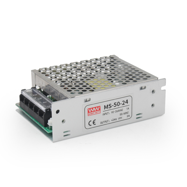 MS-50-24 5v 12v 24v 36v 48v Switching Power Supply 1A 2A 3A 5A 10A 15A 20A 30A 40A 50A Power Supply for LED CCTV Power Supply